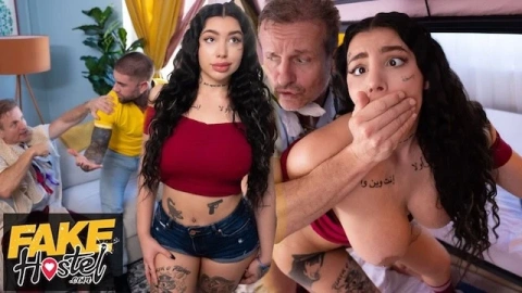 Blowjob scene with glamour ladylove from Fake Hostel